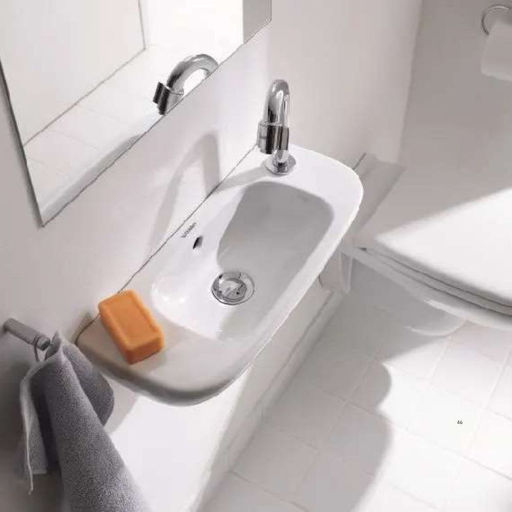 Duravit D-Code White Ceramic Wash Basin